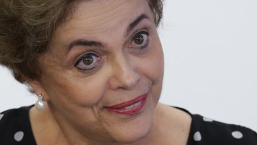 Brazil's President Dilma Rousseff is facing impeachment. 