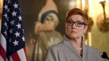 Defence Minister Marise Payne says she will discuss Australian troop numbers in Afghanistan with the US. 