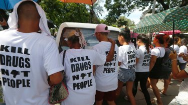 The burial of Leover Miranda, another victim of Duterte's drug war