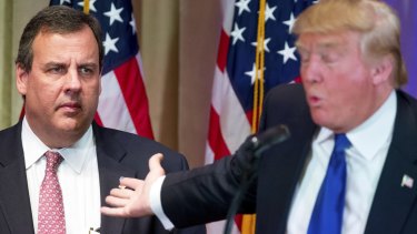 It was impossible to hear Donald Trump over Chris Christie's eyes.