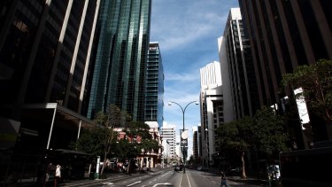 Vacant office space is on the rise in Perth.