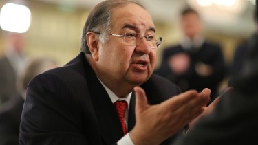  Alisher Usmanov, who entered 2014 as Russia's richest man, lost a third of his wealth.