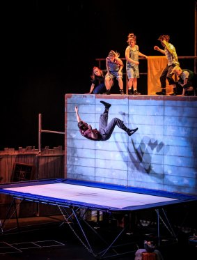 Acrobatic showcase: Performers in The Flying Fruit Fly Circus' new show JUNK.