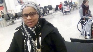 Elita Borbor Weah was killed in Brussels airport. She sent the family this photo shortly before bombs went off nearby. 