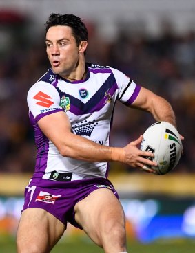 Cooper Cronk, 32, has re-signed with Storm until the end of 2018.