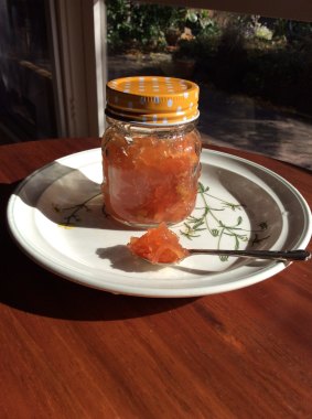 Serbian quince preserve made by Jasmina Antic. 