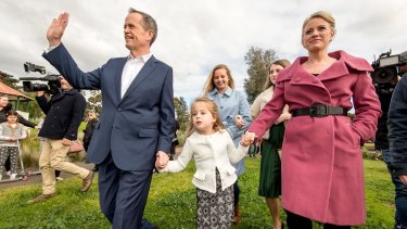 Mr Shorten spent the day after the election with wife Chloe and his family.