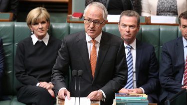 Prime Minister Malcolm Turnbull delivers his national security address on Tuesday.