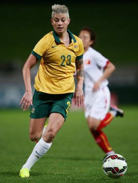 Michelle Heyman scored a hat-trick of goals in 18 minutes against Vietnam on Thursday.