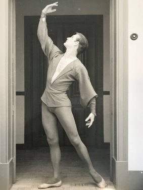 Peter Brown, better known as Peter Brownlee, in his dancing days before 1960.