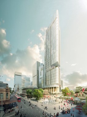 Walker Corporation proposed new commercial tower at 6 and 8 Parramatta Square. 