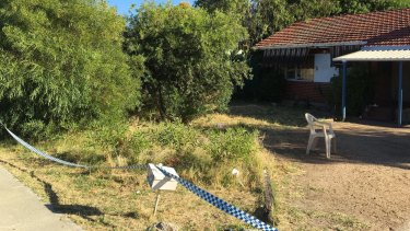 The Perth home has been cordoned off while police investigate.
