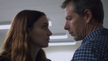 Mendelsohn and Rooney Mara in Una, in which he plays a paedophile.