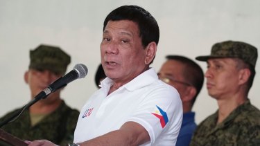 Bluff called: Philippine President Rodrigo Duterte.