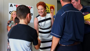 Pauline Hanson said she's still in control of her party, which has seen three Queensland candidates quit or dumped since December.