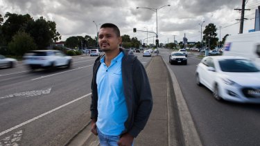 Gaurav Surati, pictured in Epping, says infrastructure in Melbourne's north is in a bad way. 