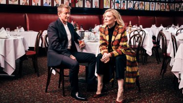 Richard Roxburgh and Cate Blanchett, who have appeared together on stage and screen for more than two decades, are kindred spirits, "both prepared to look like idiots", says Blanchett's husband, Andrew Upton.