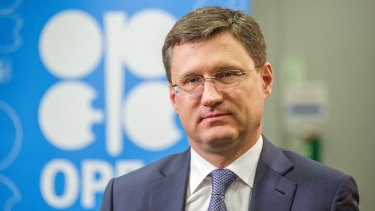 Russia's Energy Minister Alexander Novak.