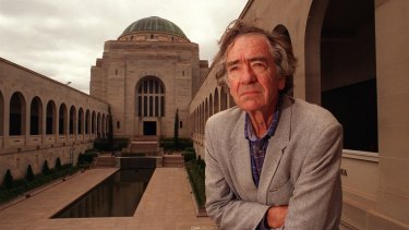 Inglis, author of Sacred Places, at the Australian War Memorial.