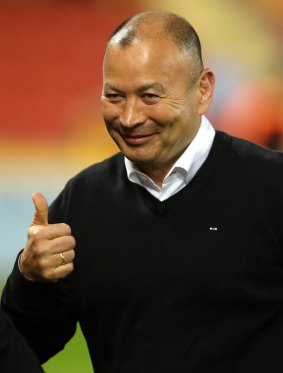 On top: England head coach Eddie Jones.