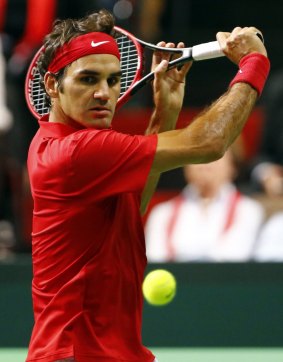 Comeback king: Roger Federer.
