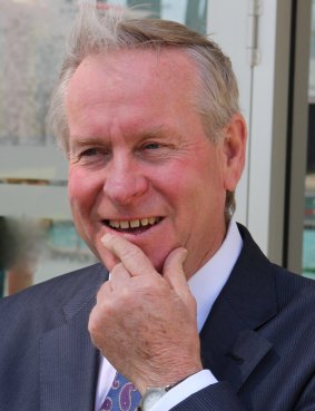 WA Premier Colin Barnett, speaking in Mandurah on Sunday