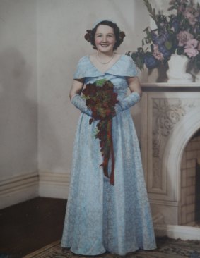 An old photo Mrs Doris Johnson. 