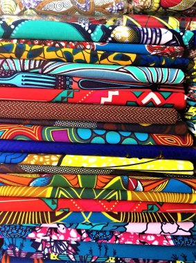 There is plenty of choice when it comes to picking a kitenge in Brazzaville.