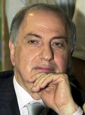 Iraqi politician Ahmad Chalabi.