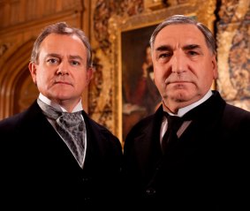 Will that be all? <i>Downton Abbey</i>'s Lord Grantham (Hugh Bonneville) and Mr Carson (Jim Carter).