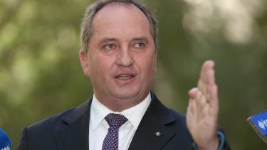 Two wrongs don't make a right, Deputy Prime Minister Barnaby Joyce says.