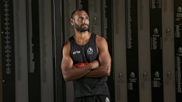 Clear-headed: Collingwood's Travis Varcoe doesn't dwell too much on statistics, or winning for that matter.
