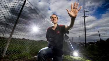 Scanning the skies: Director of Victorian UFO Action Ben Hurle is ready for the big conference his members are having this Saturday.