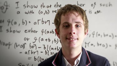 Alexander Gunning from Glen Waverley Secondary College who came fourth overall at the International Maths Olympiad.