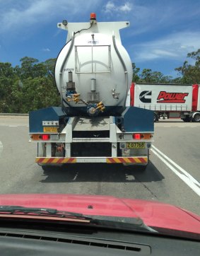 Chase: Protesters followed two Transpacific tankers from Gloucester all the way to Newcastle in early December.