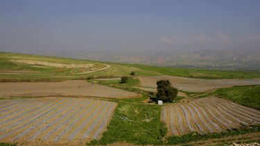 The Jordan Valley, where 86 per cent of land has been allocated for the use of settlements.