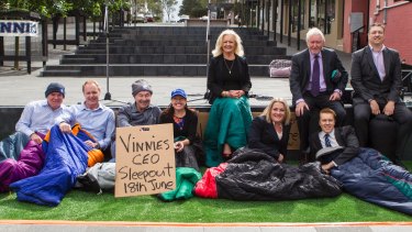 The Vinnies CEO Sleepout raises money and awareness for homelessness but is also good PR for businesses who participate.