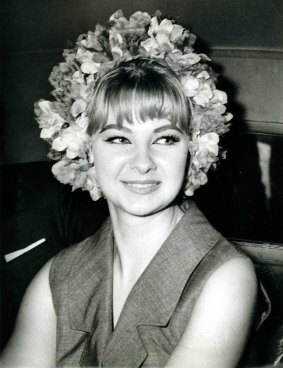 Mandy Rice-Davies at the Stephen Ward trial, aged 18, in 1963.