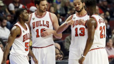 Another campaign: Joakim Noah, Pau Gasol, Jimmy Butler  and the Bulls may have already lost the battle against Father Time.