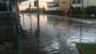 Grosvenor Street in Brighton - just one of many places in Melbourne that were hit by flash-floods.