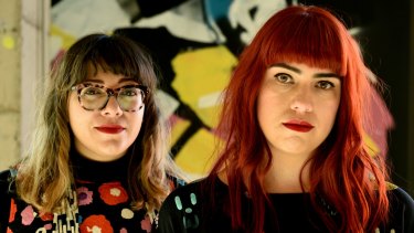 Vivid Ideas curator Jess Scully and UTS tutor Ngaio Parr aim to "create a more supportive network among creative women in Australia".