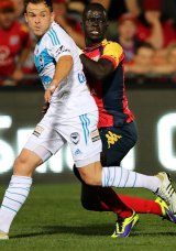 Going Dutch: Adelaide United's Awer Mabil.