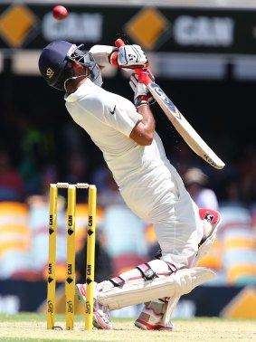 No DRS, no recourse: India's Cheteshwar Pujara was forced to walk after his controversial dismissal.