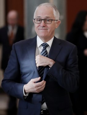 Prime Minister Malcolm Turnbull is behind in the polls.