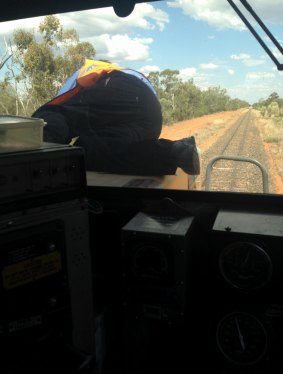 In taking the photos, the co-driver breached Queensland Rail's prohibition on use of mobiles while in the driver's cabin.