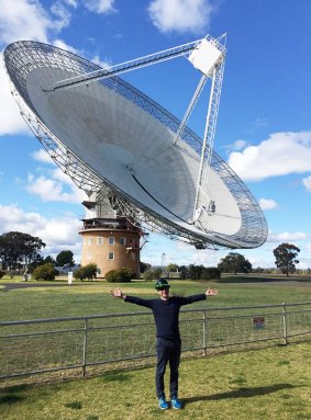 Swinburne University's Professor Matthew Bailes regularly uses the Parkes radio telescope.