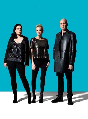 The Human League: Joanne Catherall, Susan Ann Sulley and Phil Oakey.