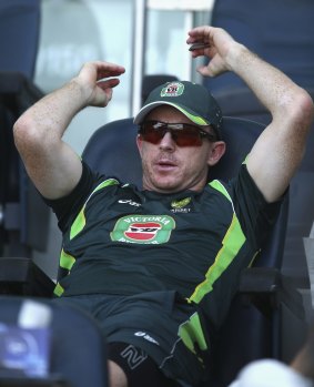 Chris Rogers had trouble seeing a pink Duke ball in a previous trial.