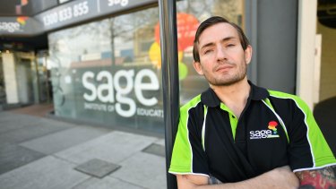 Sage student James Dixon raised concerns about the facilities on offer.