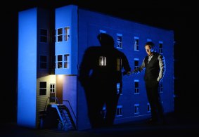 Robert Lepage uses a model of the apartment block he grew up in as the basis for his visually stunning autobiographical work, <i>887</i>.
